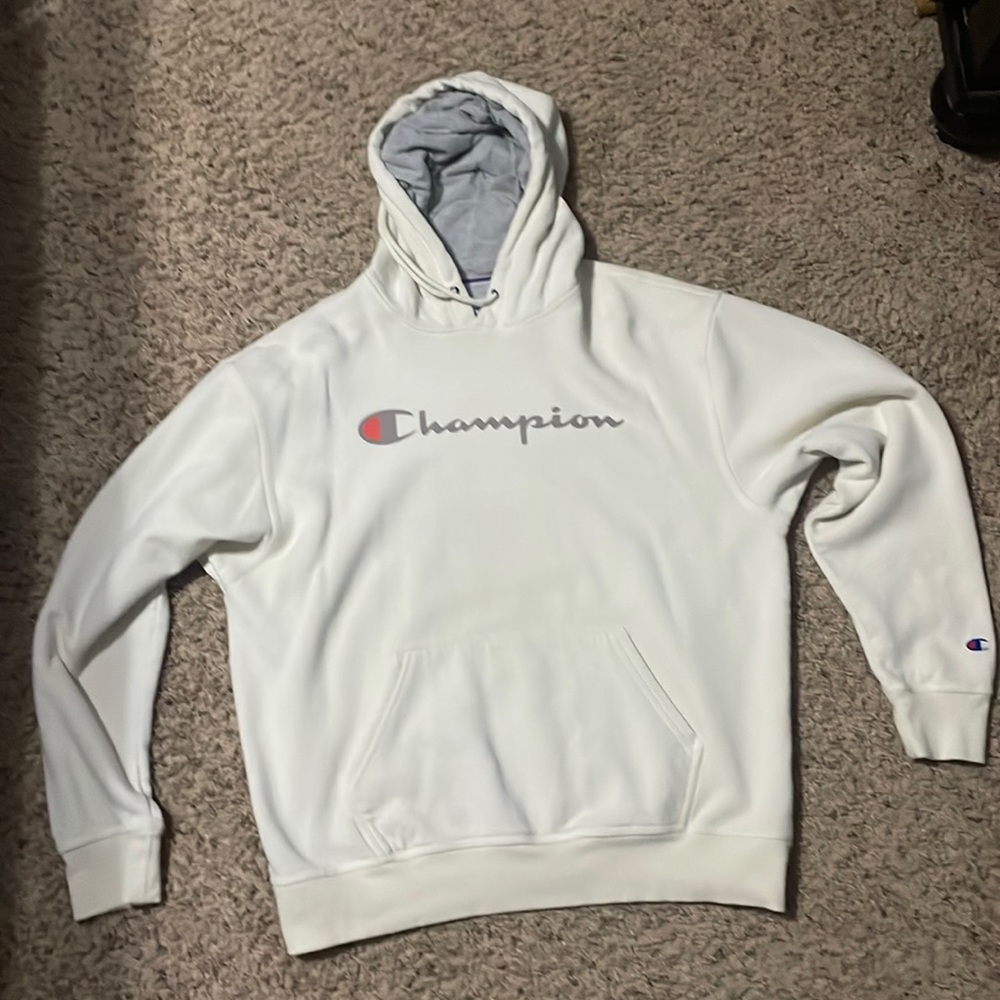 Cream colored Champion Sweater